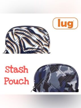 Lug Stash Zip RFID Pouch BNWT Multiple Color Choices